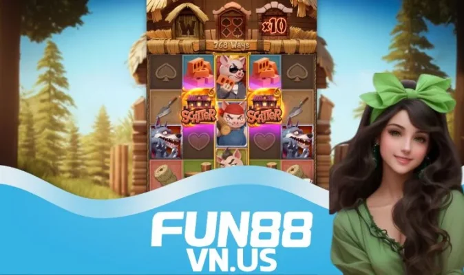 Three Crazy Piggies có luật chơi đơn giản được nhiều cược thủ yêu thích